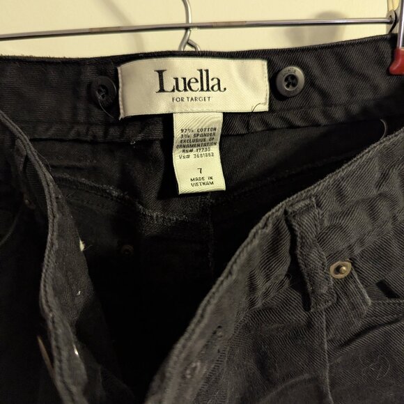 Luella For Target Black Straight Leg Jeans Y2K - Picture 4 of 4